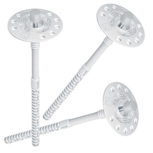 Kołki Do Styropianu 26cm Dyble Trzpień Metalowy Koelner 200szt/opak