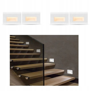 Zestaw Lamp 4szt Kinkiet Czujnik Ruchu Korytarz