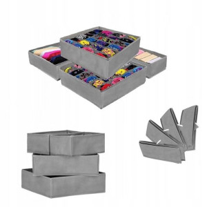Zestaw Organizer Do Szuflady Na Bieliznę 4szt