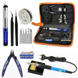 Zestaw Mini Lutownica Regulowana 60w+acesoria+etui
