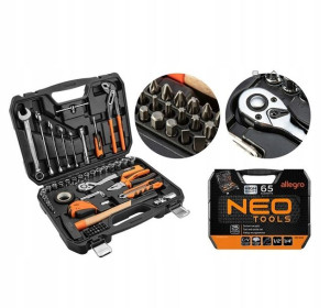 Zestaw Narzędzi Neo Tools Xxl 53el + 12 Nasadek