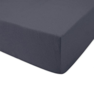 Prześcieradło jersey z gumką BASIC ANTRACYT 220x200