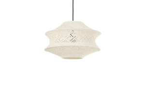 Wiszący abażur TARIDA naturalny 40x27cm