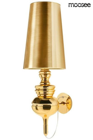 MOOSEE lampa ścienna QUEEN 20 złota