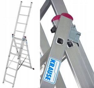 Drabina Aluminiowa Krause 3x7 Rozkładana Gratis