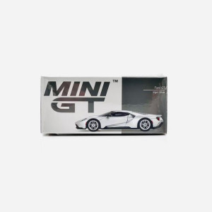 Ford GT Ingot Silver LHD Mini GT 1:64
