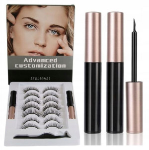 7x Rzęsy Magnetyczne Pesta 2x Eyeliner Magnetyczny