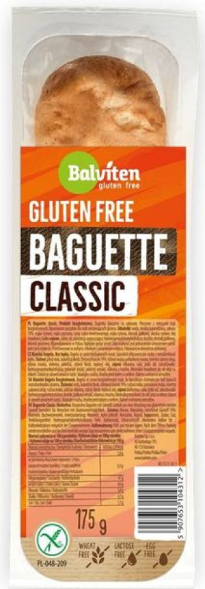 Bagietka klasyczna bezglutenowa 175 g - Balviten