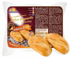 Bagietki mini królewskie do odpieku bezglutenowe 200 g (2x100g) - Balviten