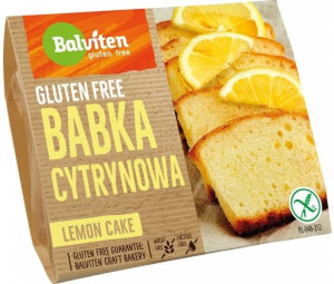 Babka cytrynowa bezglutenowa ciasto cytrynowe 220 g - Balviten