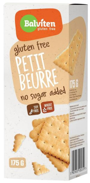 Herbatniki Petit Beurre Bez Cukru bezglutenowe 175 g - Balviten