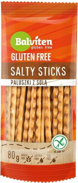 Paluszki z solą bezglutenowe 80 g - Balviten