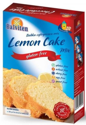 Babka cytrynowa mix bezglutenowe ciasto cytrynowe 380 g mieszanka - Balvite