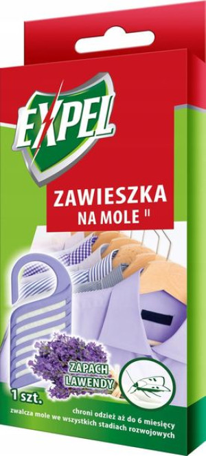 Expel Zawieszka Na Mole Odzieżowe Zapach Lawendy