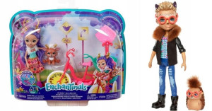 Enchantimals Danessa Deer z Jelonkiem i HIXBY JEŻ