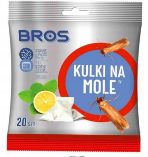 Bros Cytrynowe Kulki Na Mole Odzieżowe Ubraniowe