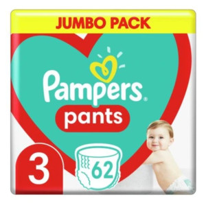 Pampers Pants 3 Pieluchomajtki 62 sztuki
