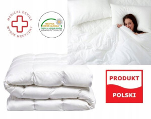 Kołdra Antyalergiczna 200x220 Całoroczna Bawełna