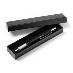 Długopis majsterkowicza MultiTool 6w1 w ozdobnym pudełku - Czarny
