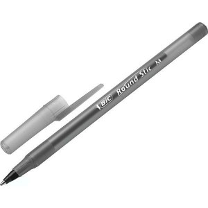 Długopis BIC Round Stic czarny cienkopis biurowy szkolny 1sztuka