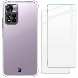 Etui + 2x szkło do Redmi Note 11 Pro+ 5G, Bizon