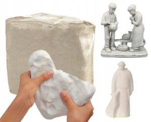 Profesjonalna Glina Rzeźbiarska Ceramiczna 10kg
