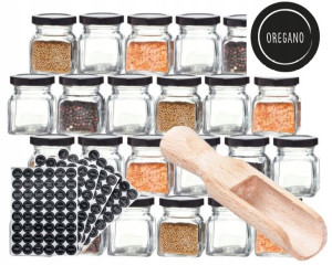 Słoik Na Przyprawy 24 Szt Opakowanie 120ml Zestaw