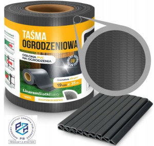 Taśma Ogrodzeniowa 190x35cm Ogrodzenie Płot Gratis
