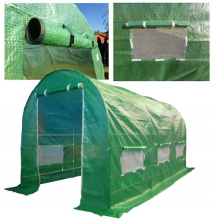 Tunel Foliowy Ogrodowy Szklarnia 2x3m Namiot Zielo