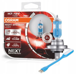Żarówki Samochodowe Osram H7 Night Breaker Gratis