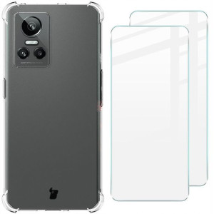 Etui + 2x szkło do Realme GT Neo 3, Bizon