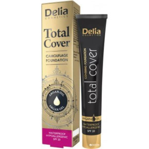 Delia Total Cover Podkład Kryjący 57 25g Nowy inna marka kremowa wyrównanie