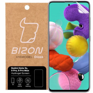Folia Bizon do Redmi Note 9S/ 9 Pro/ 9 Pro Max, x2