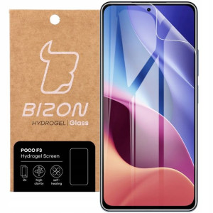 Folia hydrożelowa Bizon do Xiaomi Poco F3 2 sztuki