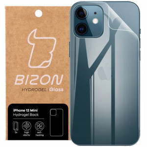 Folia na tył do iPhone 12 Mini, Bizon Hydrożel x2