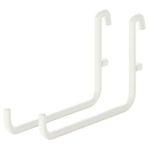 IKEA SKADIS Haczyk haczyki do tablicy białe 2 sztuki 9,5x6cm