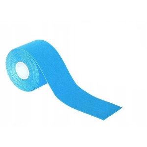 Taśma kinezjologiczna tape taping tejpy niebieska 5m szerokość 5cm
