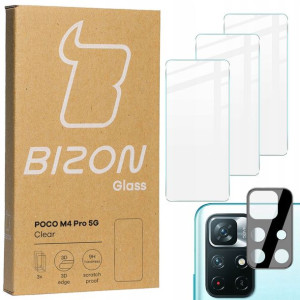 Szkło Bizon do Poco M4 Pro 5G / Redmi Note 11s 5G