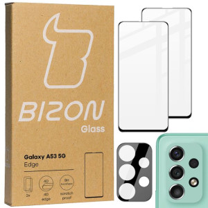 Szkło hartowane Bizon do Galaxy A53 + na aparat