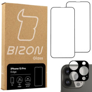 Szkło hartowane Bizon do iPhone 13 Pro + aparat