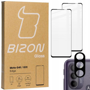 Szkło hartowane Bizon Edge do Moto G31/ G41 szybka