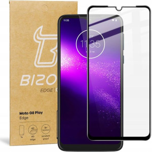 Szkło hartowane Bizon Edge do Moto G8 Play, szybka