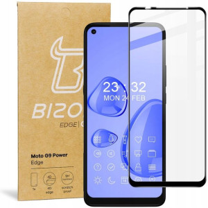 Szkło hartowane Bizon Edge do Moto G9 Power szybka