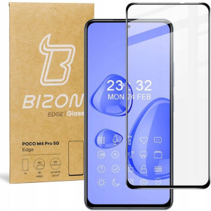 Szkło hartowane Bizon Edge do Poco M4 Pro 5G