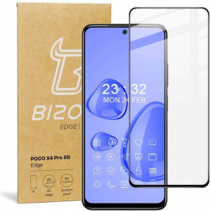 Szkło hartowane Bizon Edge do Poco X4 Pro 5G