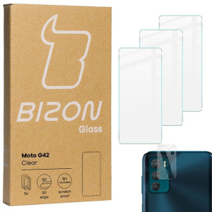 Szkło hartowane Bizon Glass Clear do Moto G42