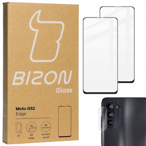 Szkło hartowane Bizon Glass Edge do Moto G52