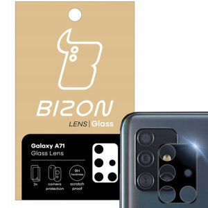 Szkło na obiektyw do Galaxy A71, Bizon Lens szybka