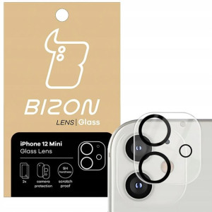 Szkło na obiektyw do iPhone 12 Mini, Bizon Lens