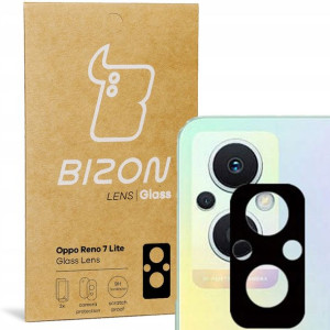 Szkło hartowane Bizon na aparat do Oppo Reno7 Lite